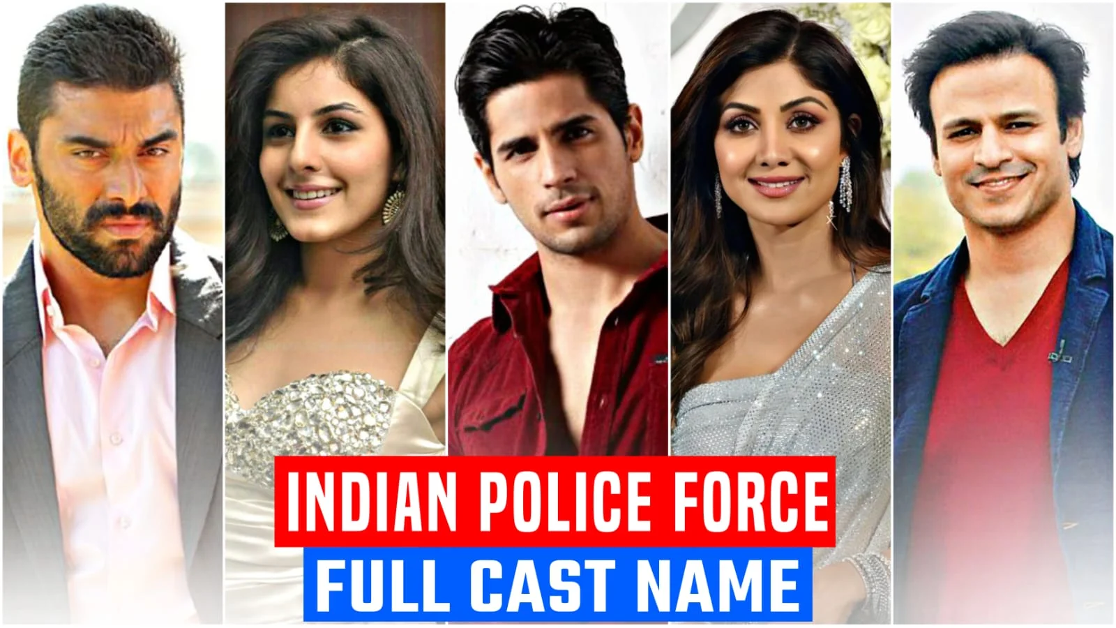 Indian Police Force cast name, Real name, Full Cast & Crew (2024)